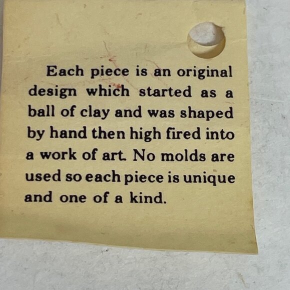 Bonnie Meyer Day Clay Sculpture Cardinal Original 3.5 x 3 x 3.5 Inches B DAY 83 - Picture 10 of 10
